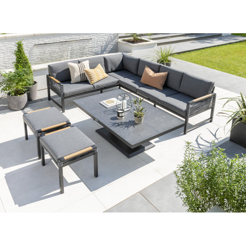 Najmo - Bellmount Large Corner Set with Height Adjust Table