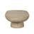 Oval Coffee Table With Rounded Pedestal Base
