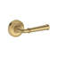 Dunsmoor Passage Lever with Recessed Round Rose in Satin Nickel-1743477962