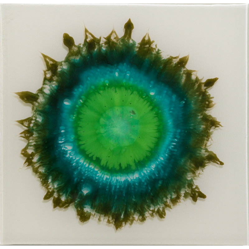 Allison Esley Handmade Boho Abstract Wall Decor on Resin
