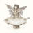 Fairy Garden Statue with Leaf Tray