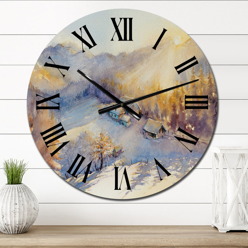 Horloge murale très grande, Moyen