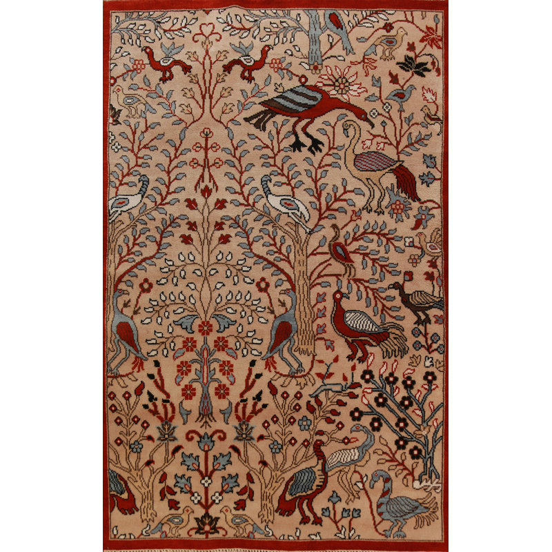 Tapis oriental à motif animalier Ziegler