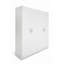 Armoire de rangement polyvalente blanche Modex (ensemble de 2 pièces)-753398599