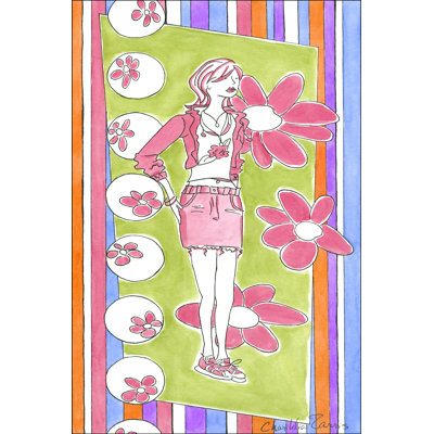 Glam Girls II - Wrapped Canvas Print