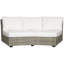 Montclair Outdoor Large Curved Armless Sofa-1824219708