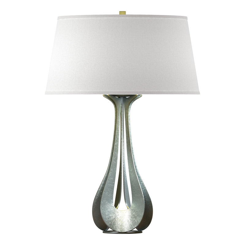Lino 25.3" Table Lamp, Flax, Vintage Platinum