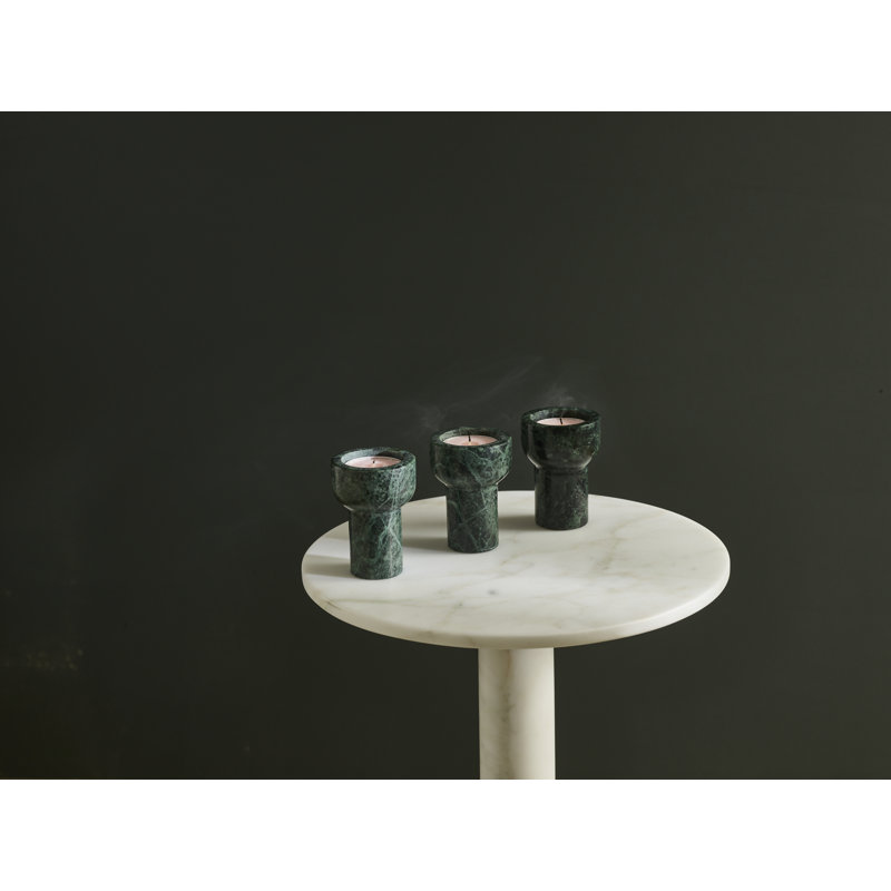 Tealight And Taper Candle Holder, Forest Green