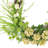 22'' Wreath with Carnations and Echinops
