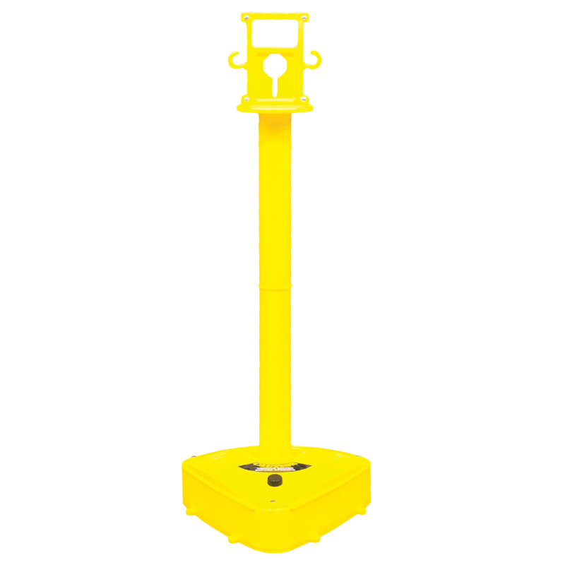 Mr. Chain 46.5'' H x 18.5'' W Plastic Stanchion System, Yellow