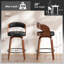 Tabouret de comptoir pivotant confortable avec pieds en bois massif durable-120285790-120285792