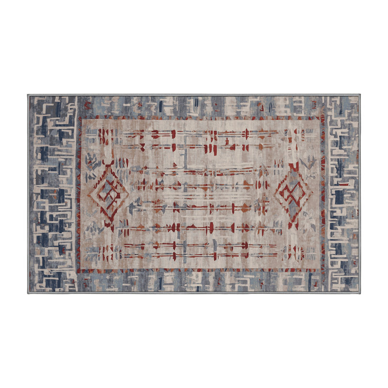 Tapis gris lavable à la machine, Tapis de couloir 2 pi x 5 pi