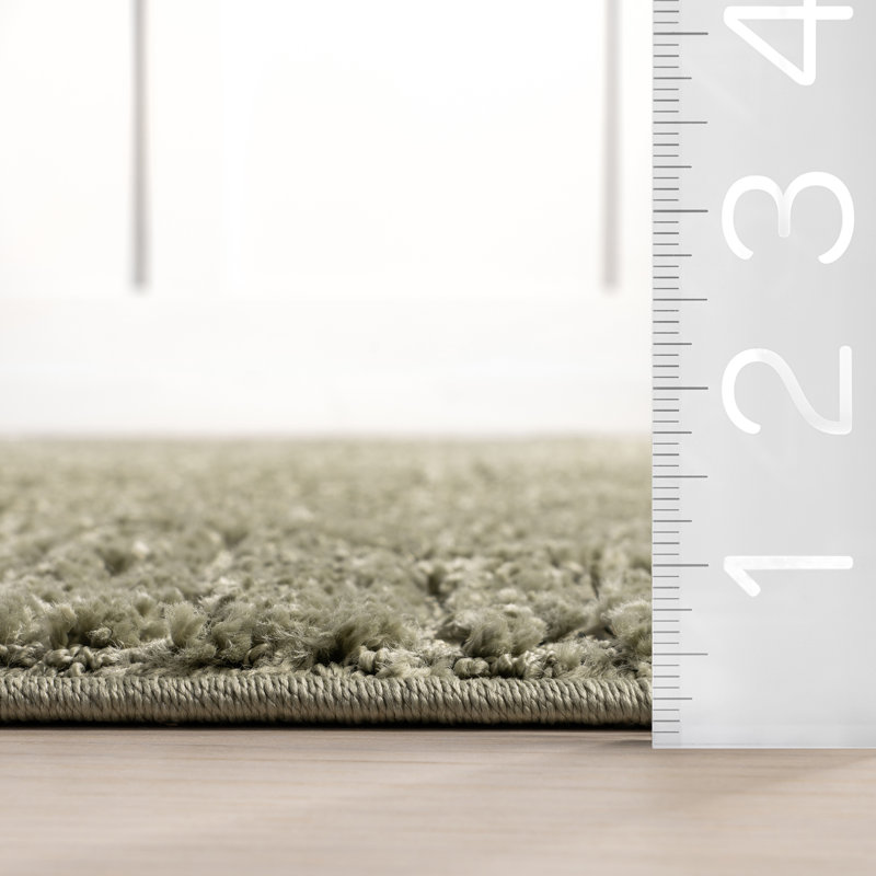 Forland Textured Geometric Tasseled Area Rug, Rectangle 10' x 13'