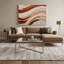 Art mural horizontal sur toile beige beige Sienna-486644283
