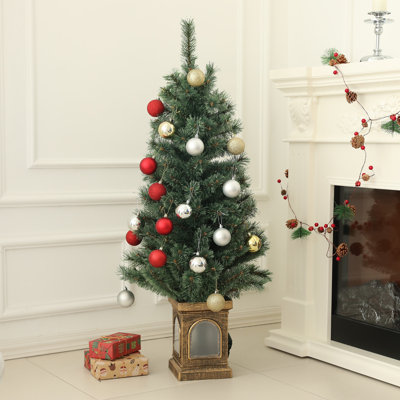 47.24cm H Lighted Artificial Christmas Tree