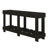 62.9" Console Table Entryway, Vintage Style With Metal Rivets & Storage Shelf, 4.5" Thick Desktop-1212402260