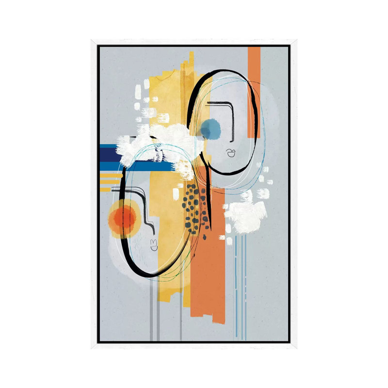 Brave - Print on Canvas, White Framed, 101.6 cm H x 66.04 cm W