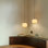 Luminaire suspendu en pierre de marbre Mid Century Modern