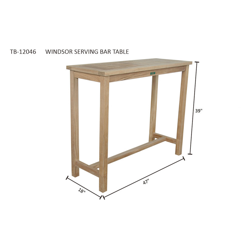 WINDSOR SERVING BAR TABLE