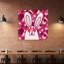 Affiche murale contemporaine Lapin aux yeux en cœur, Forêt de lapins-475721538