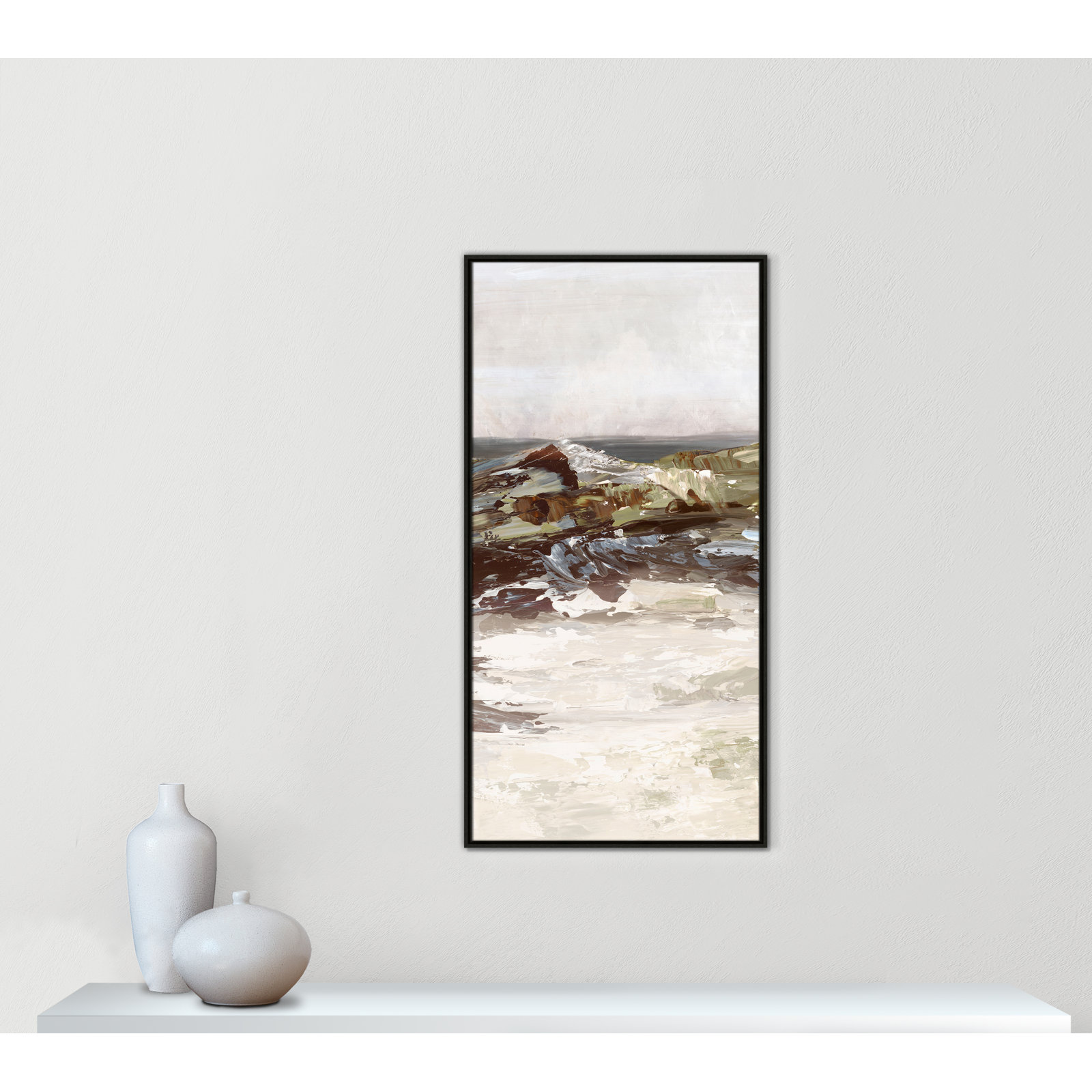Conan "Stoney Peak" Print, 49.5" H x 25.5" W, Espresso