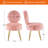 Noehly Upholstered Velvet Accent Stool Vanity Chair-1464942488