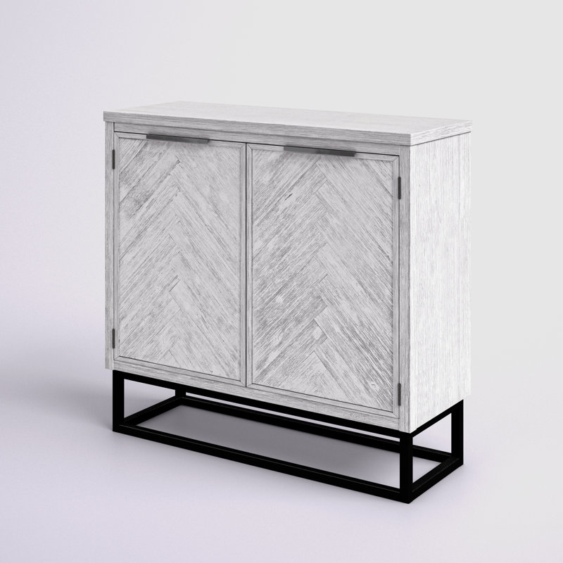 Kaelyn Accent Cabinet, White Rub