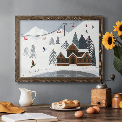 «Ski Slope Collection A», reproduction d'art sur toile