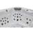 Luxury Spas 240 Volt Acrylic Rectangle Standard (Hardwired) Hot Tub in Gray