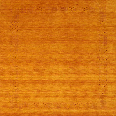 Tapis de zone orange contemporaine