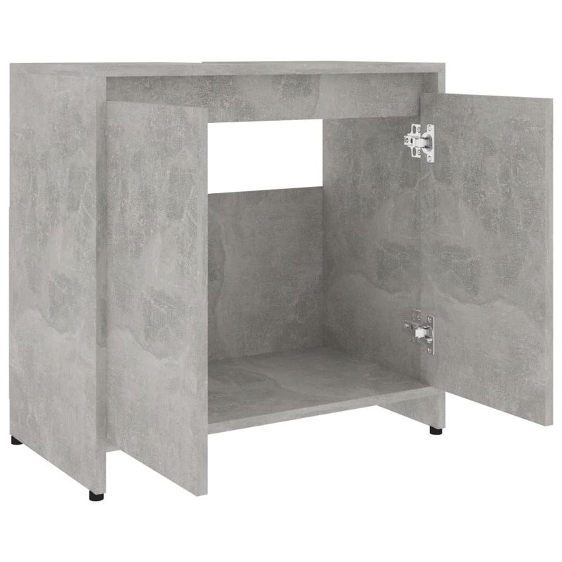 Aminda Bathroom Cabinet, Concrete Gray