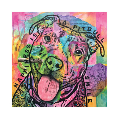 Happiness Saatchi by Dean Russo - No Frame Gallery-Wrapped Canvas Giclée on Canvas