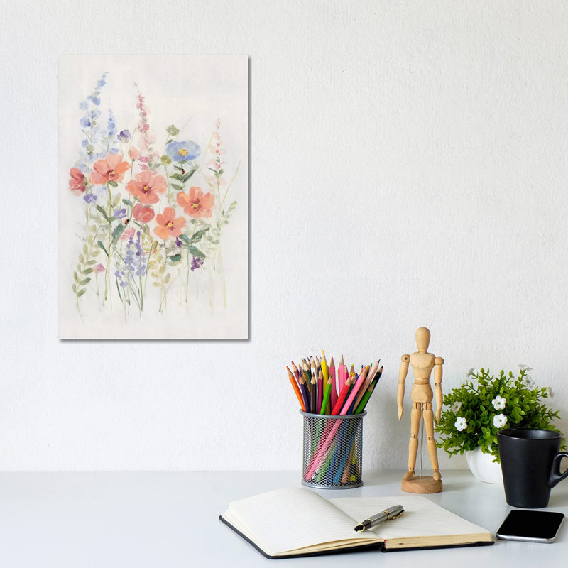 «Sweet Summer Picks I» par Sally Swatland - reproduction d'art, H 12 po x l 8 po x P 0,75 po, Toile tendue, Pas de tapis