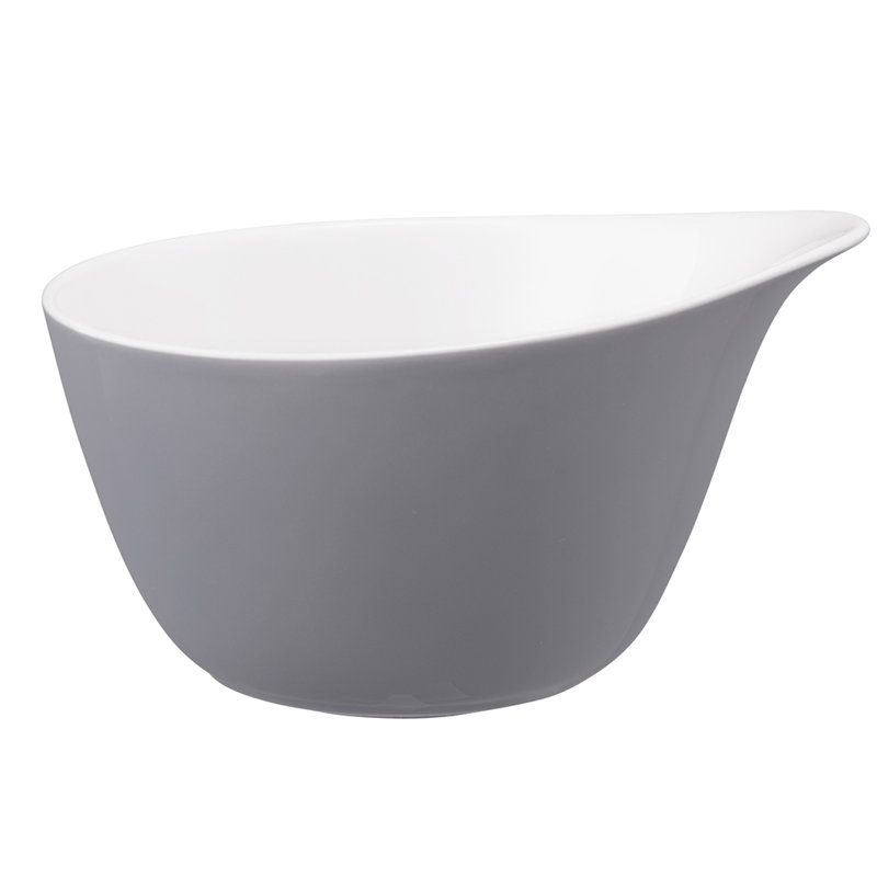 Life 600ml Cereal Bowl, Grey