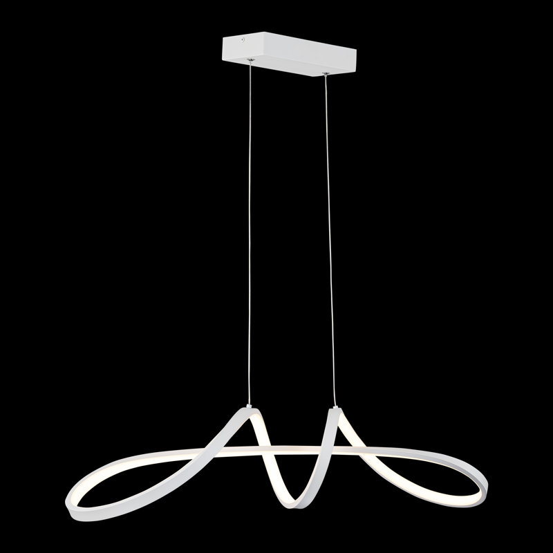 White Modern Dimmable Led Pendant Light