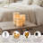 Faux Birch Bark Flameless Candles