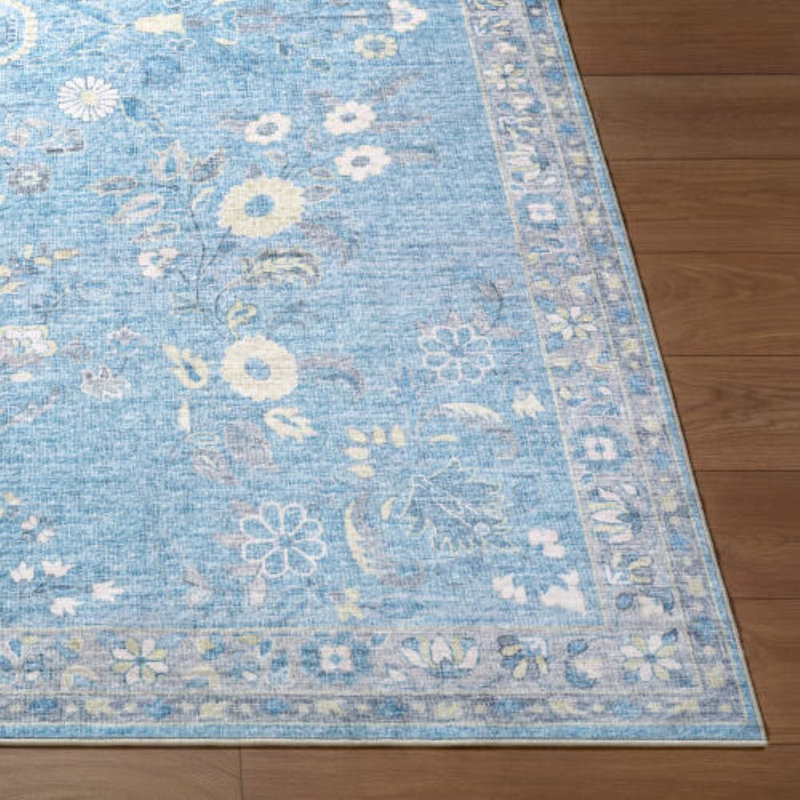 Lympsham Washable Oriental Rug, Rectangle 7'6" x 9'5"