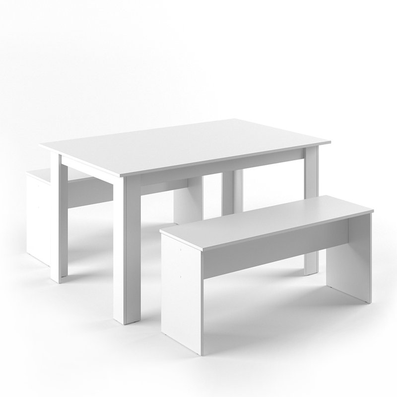 Monette Dining Set, White