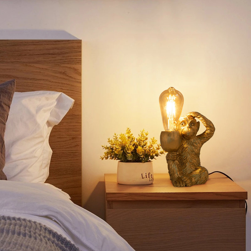 Modern Monkey Table Light Retro Resin Lamp