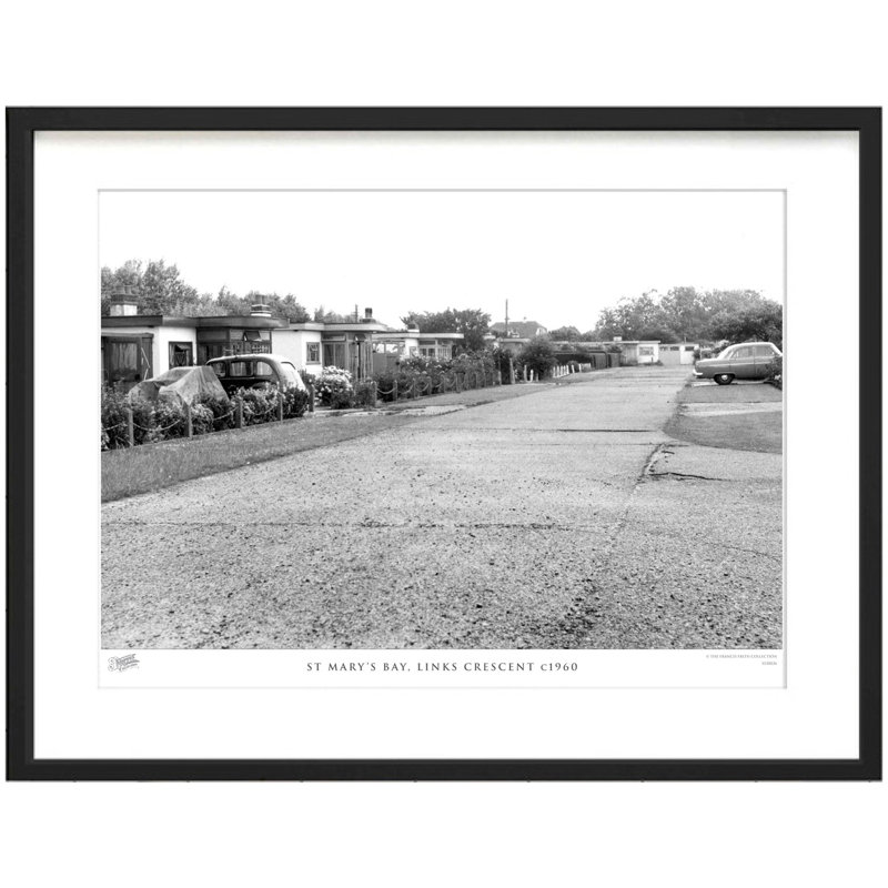 St Mary's Bay, Links Crescent C1960 by Francis Frith - Single Picture Frame Print, 40cm H x 50cm W x 2.3cm D
