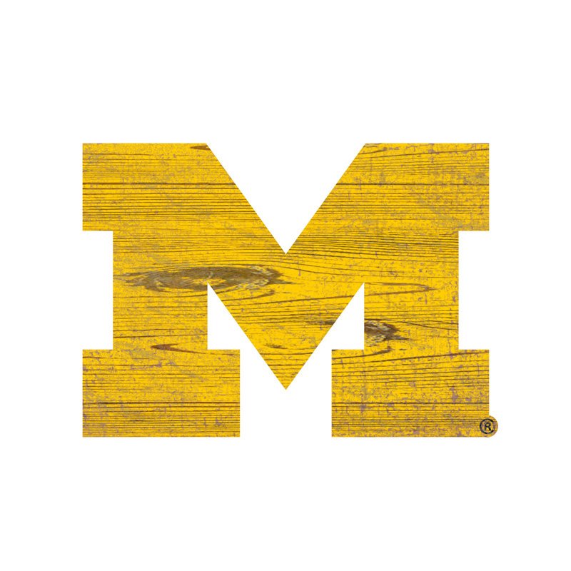 NCAA Modern Wall Decor, University of Michigan