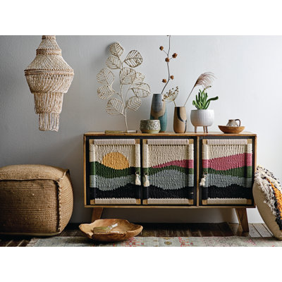 Keile 55'' Solid Wood Console Table