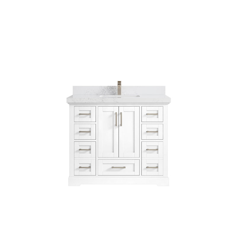 42'' Single Bathroom Vanity with Top, Empira