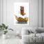 «Bathaign Llama», peinture sur toile à cadre flottant-58869363-58869364
