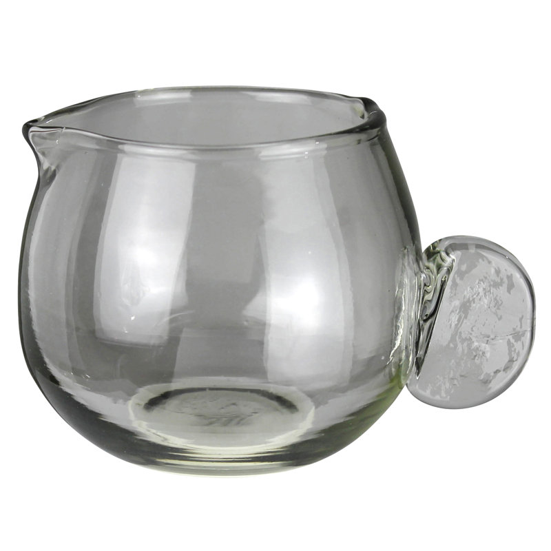 Pichet Lomi avec poignée à languette, verre - petit, H 3,5 po x L 5 po x l 3,75 po