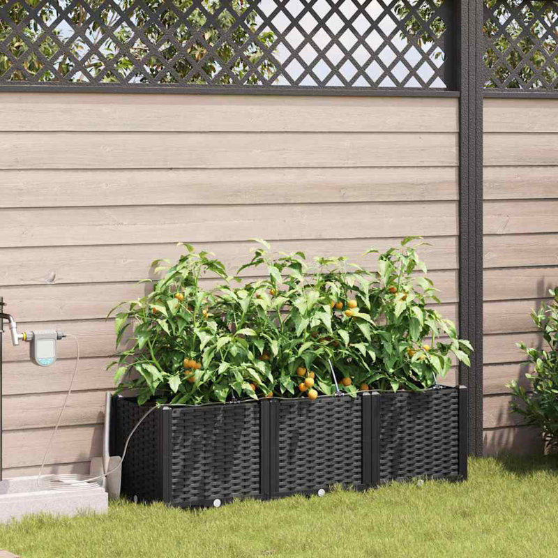 Jardinière 3 pièces vidaXL