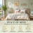 Modern Wingback Linen Upholstered Platform Bed with Gas Lift Storage, King, Mink Linen-460118713-460118714