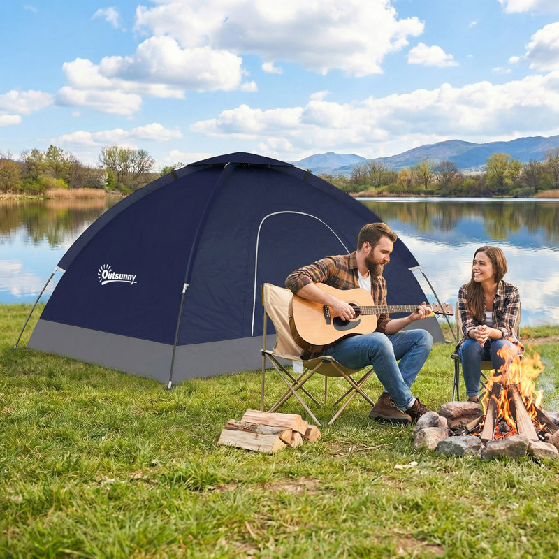 2 Person Tent, Navy Blue