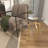 Carolan Glass Cross Legs End Table-1504719209