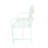Metal Garden Bench Tree Pattern-109762774